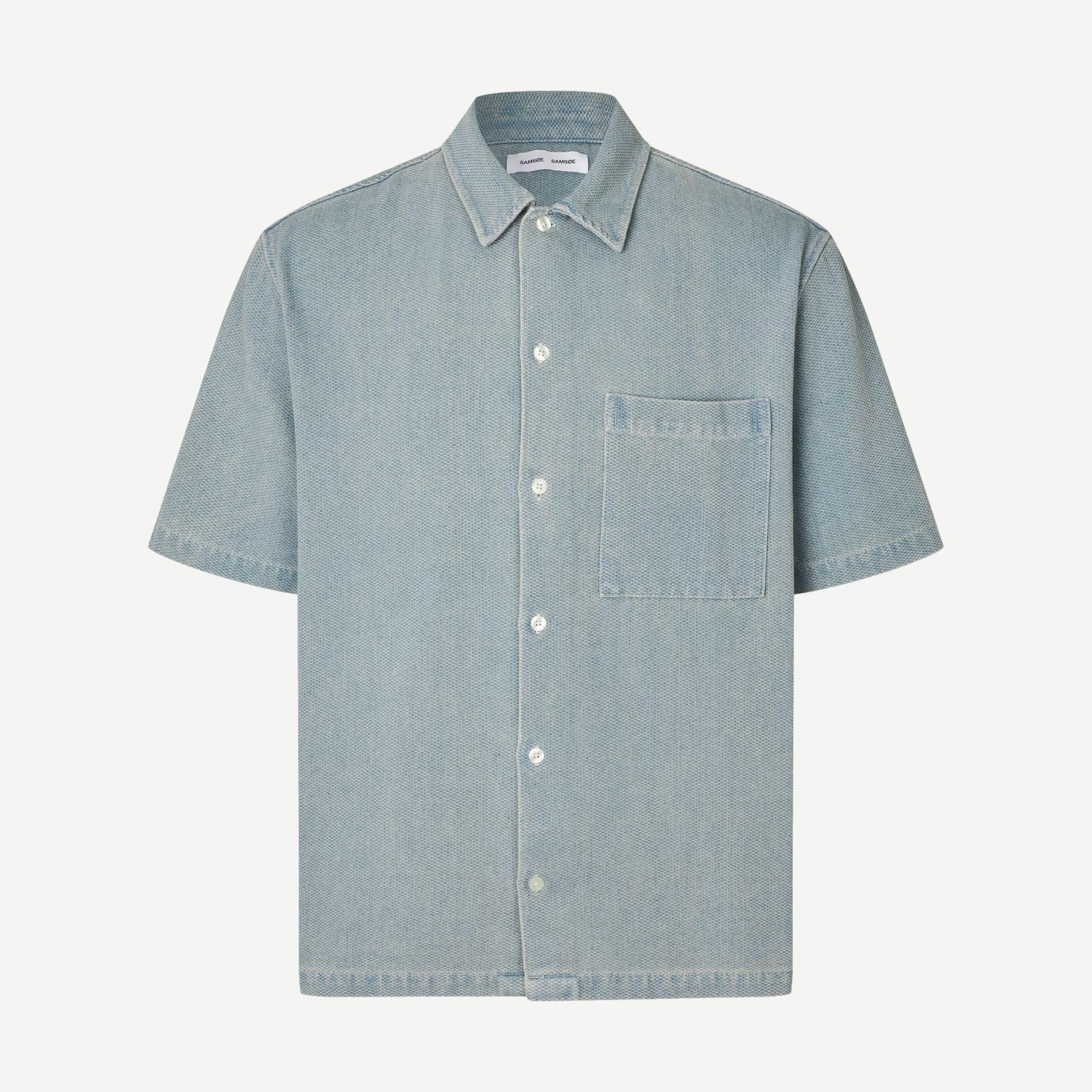Saayo O Shirt - Light Denim - Galvanic.co