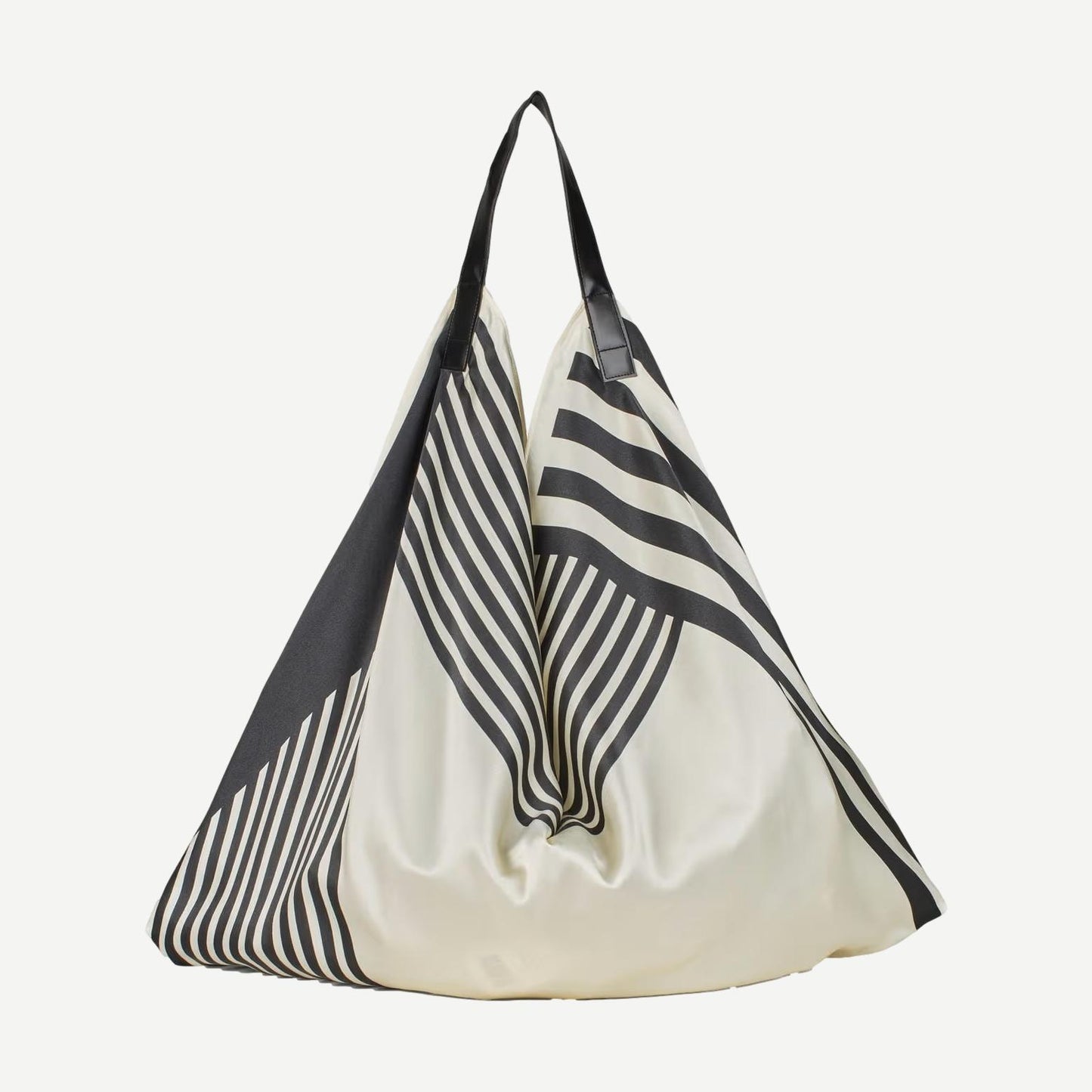 Black Saelli scarf bag by Samsoe Samsoe, stylish bag with scarf detail, made of durable material, designed for versatile use.