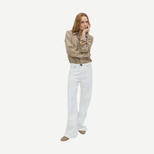 Buckle Jean - Milk - Galvanic.co