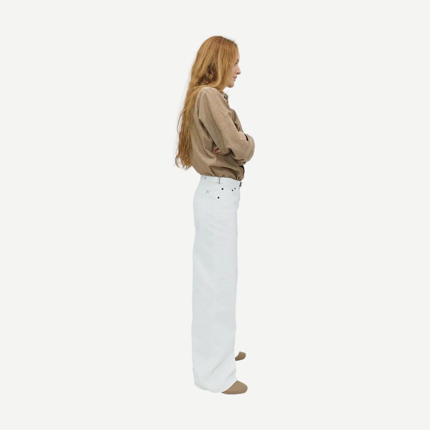 Buckle Jean - Milk - Galvanic.co