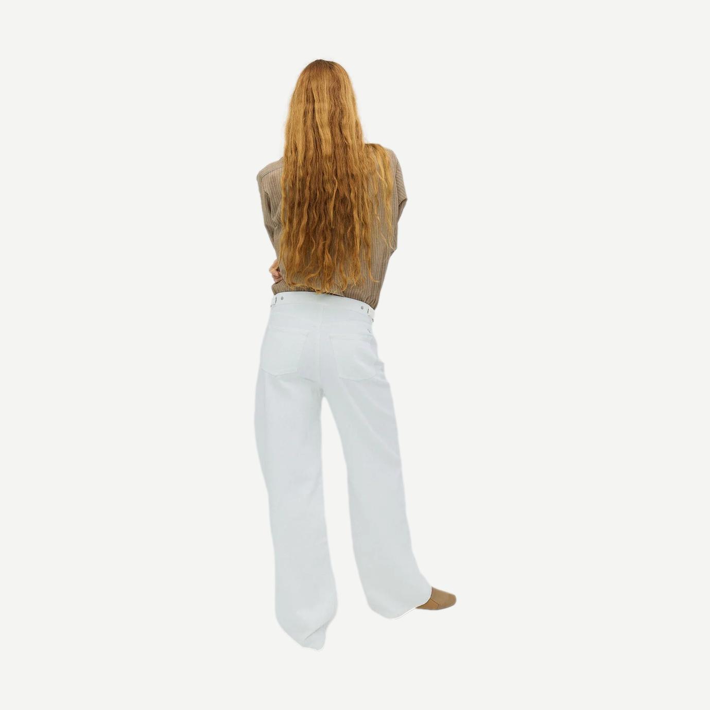 Buckle Jean - Milk - Galvanic.co