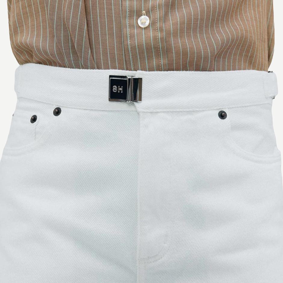 Buckle Jean - Milk - Galvanic.co