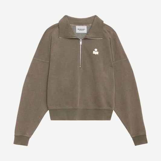 Ross Sweatshirt - Dark Bronze/Ecru