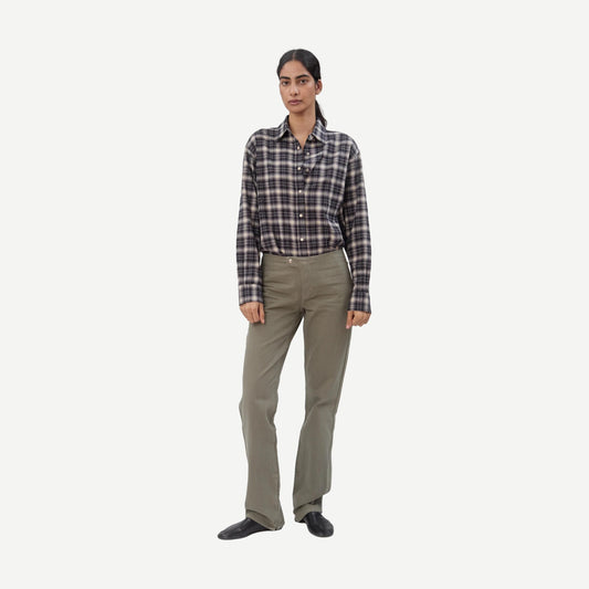 Noon Shirt - Navy Plaid - Galvanic.co