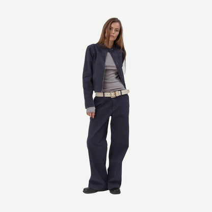 Car Jacket - Navy Canvas - Galvanic.co