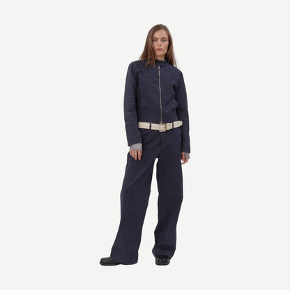 Car Jacket - Navy Canvas - Galvanic.co