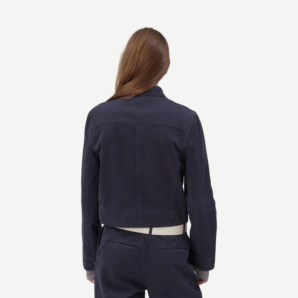 Car Jacket - Navy Canvas - Galvanic.co