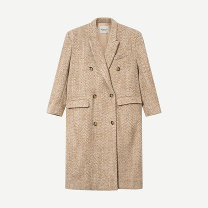 Pilda Coat - Beige - Galvanic.co