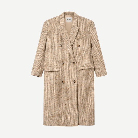 Pilda Coat - Beige - Galvanic.co
