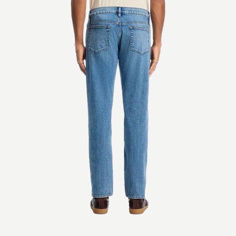 Frame Denim Modern Straight Crosswalk Jean in denim, showing the classic straight-leg fit and clean design.