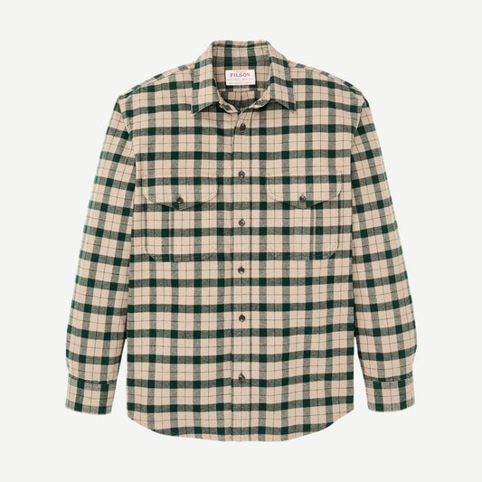 Alaskan Guide Shirt - Oatmeal / Pine Plaid - Galvanic.co