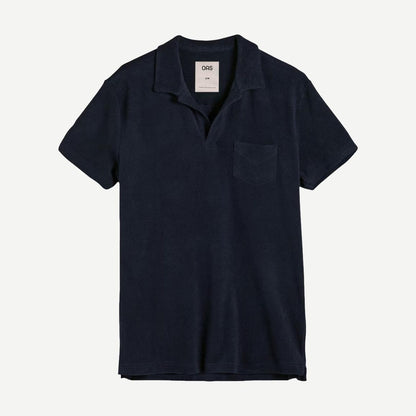 Polo Terry Shirt - Navy - Galvanic.co