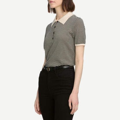 The Smart Polo - Cream Multi - Galvanic.co