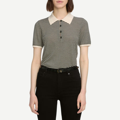 The Smart Polo - Cream Multi - Galvanic.co