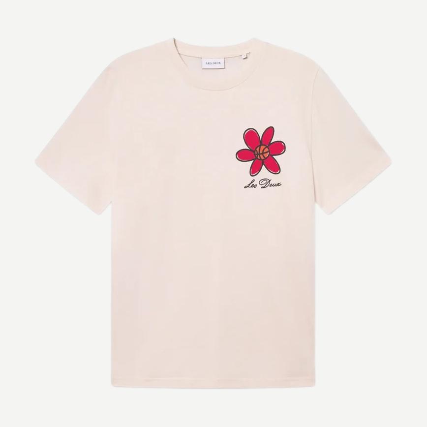 Flower Basket T-Shirt - Ivory - Galvanic.co
