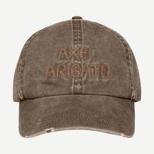 Chain Stitch Cap - Light Brown - Galvanic.co