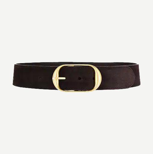 Nili Suede Belt - Espresso