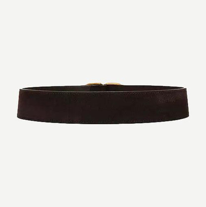 Nili Suede Belt - Espresso