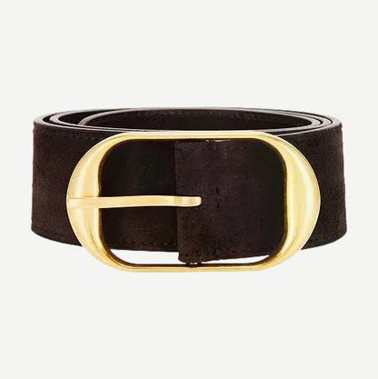 Nili Suede Belt - Espresso