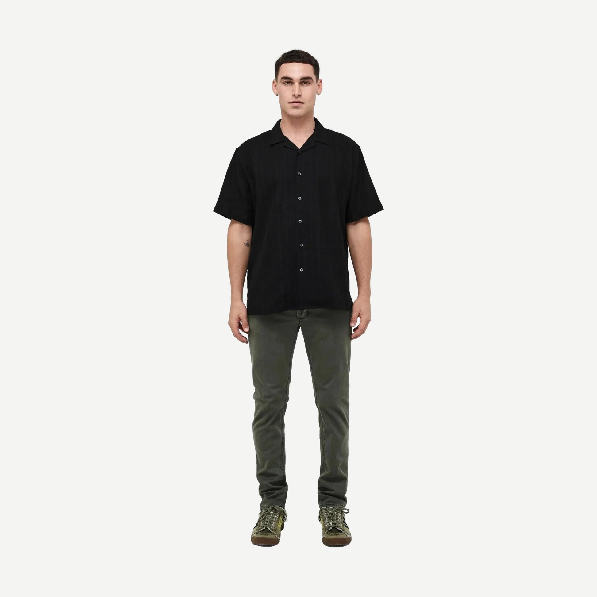 Lou Slim Twill - Military - Galvanic.co
