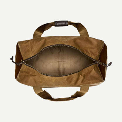 Tin Cloth Medium Duffle Bag - Dark Tan