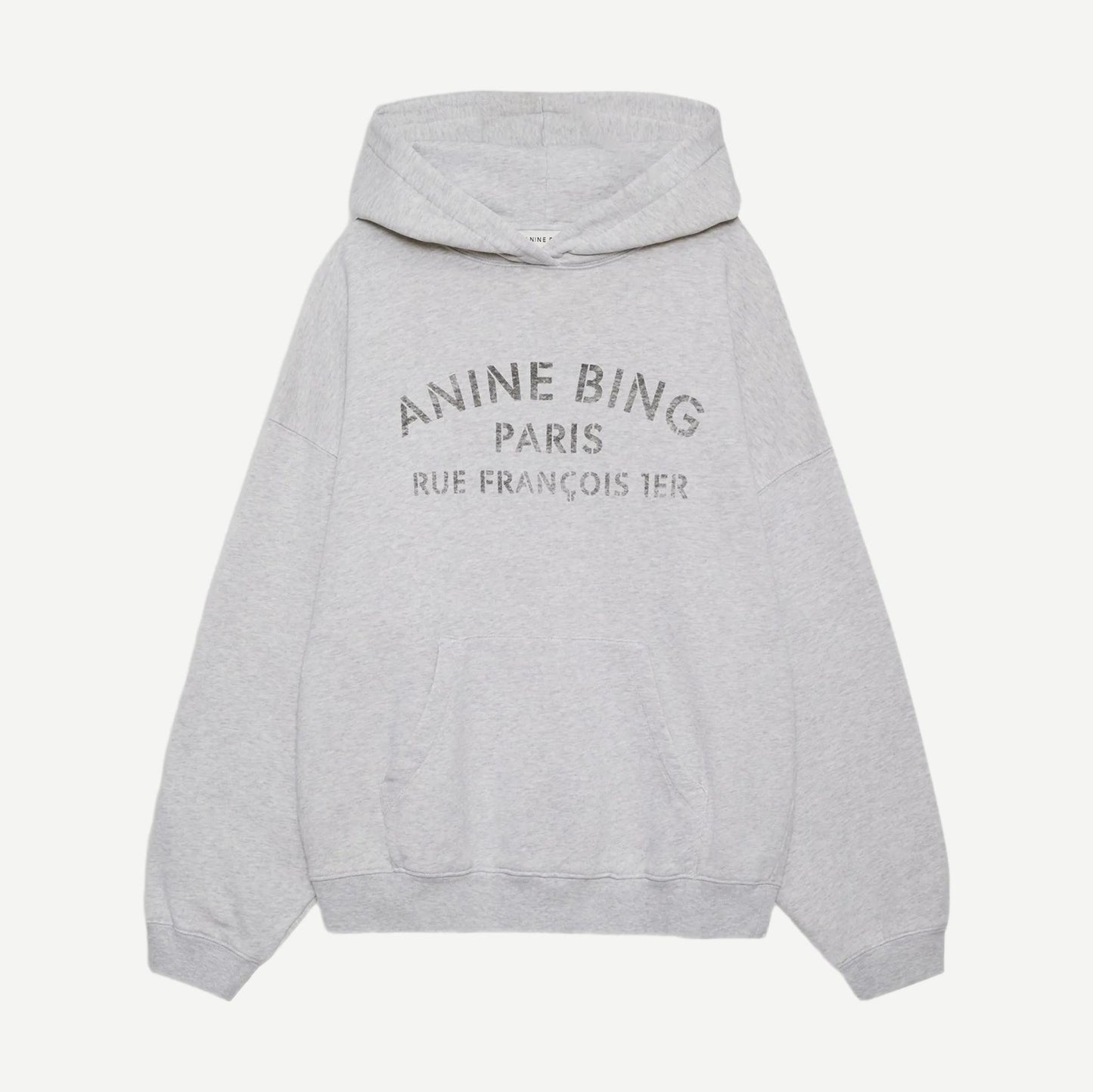Harvey Sweatshirt Paris Stencil - Heather Grey