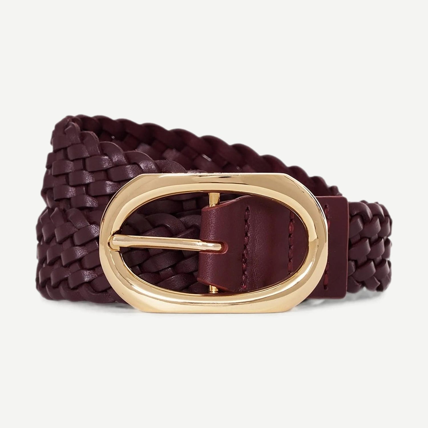 Signature Link Belt Braided - Fig - Galvanic.co