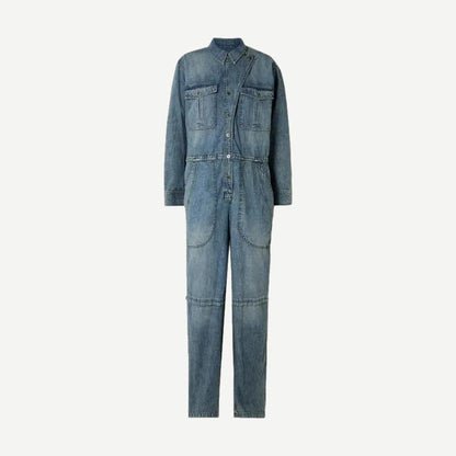 Nadia Jumpsuit - Faded Blue - Galvanic.co