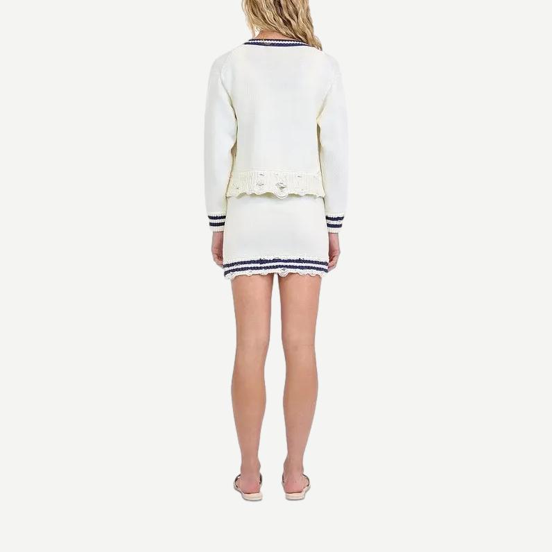 Spencer Cardigan - Ivory - Galvanic.co