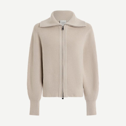 Enrico Knit Jacket - Silver Birch