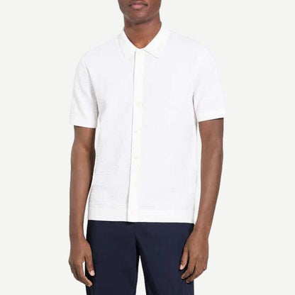Cairn SS Button Up - Winter Ivory - Galvanic.co