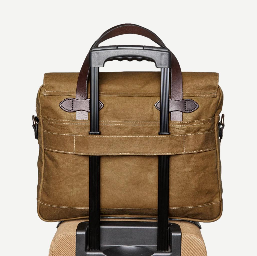 24 Hour Tin Briefcase - Dark tan