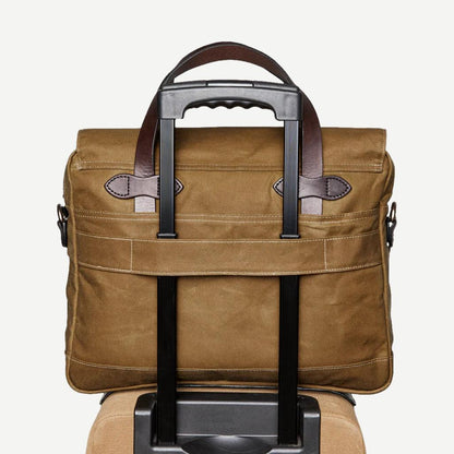 24 Hour Tin Briefcase - Dark tan