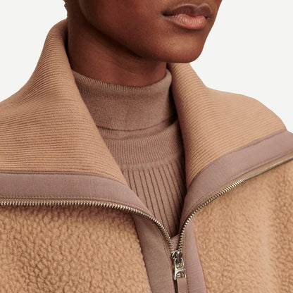 Eleanor Patch Pocket Fleece - Chanterelle