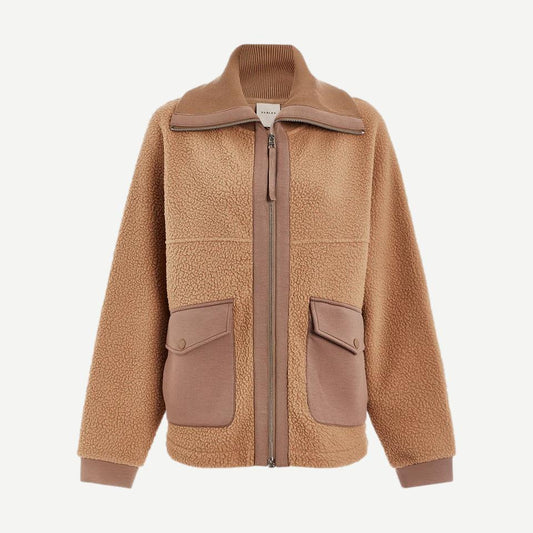 Eleanor Patch Pocket Fleece - Chanterelle