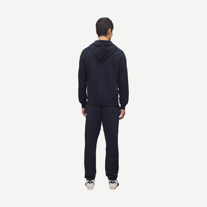 Knit Midweight Terry Standard Hoodie - Navy - Galvanic.co