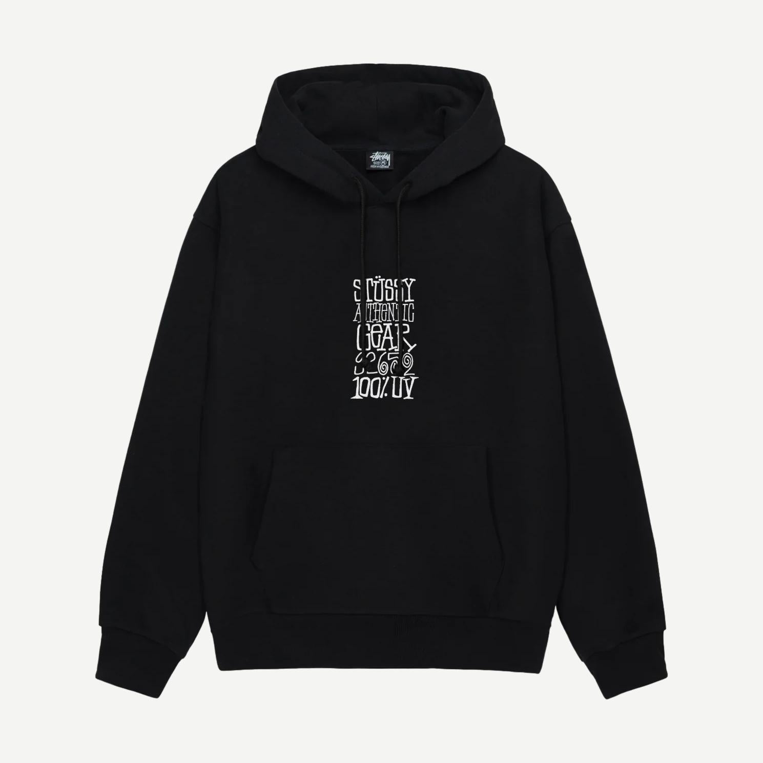 Authentic Gear Hoodie - Black - Galvanic.co