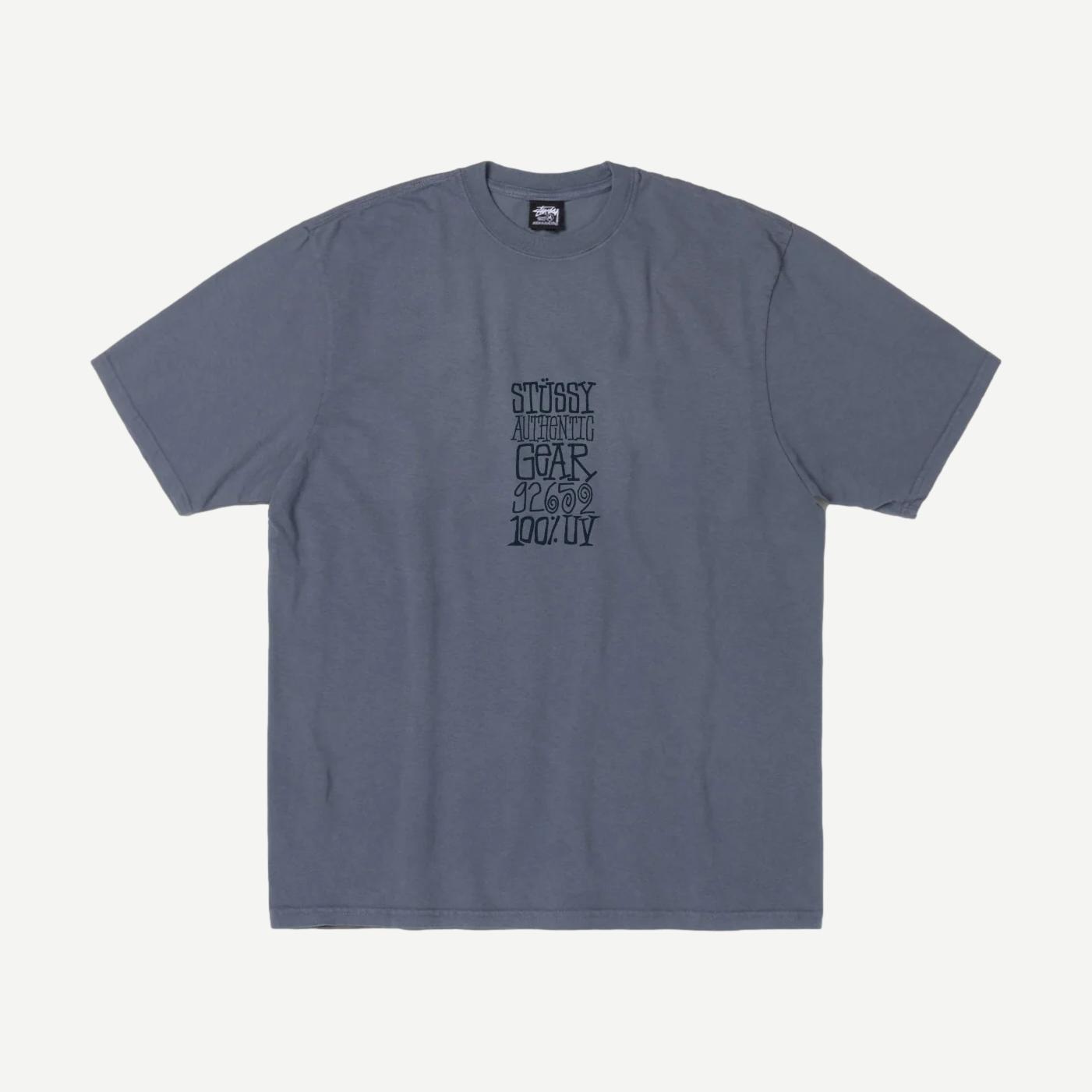 Authentic Gear Pig. Dyed Tee - Navy - Galvanic.co