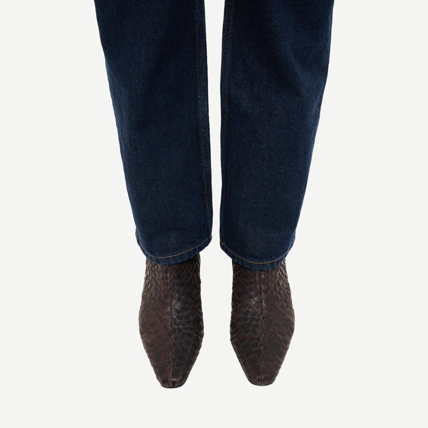 Wally Ankle Boot - Espresso Woven - Galvanic.co