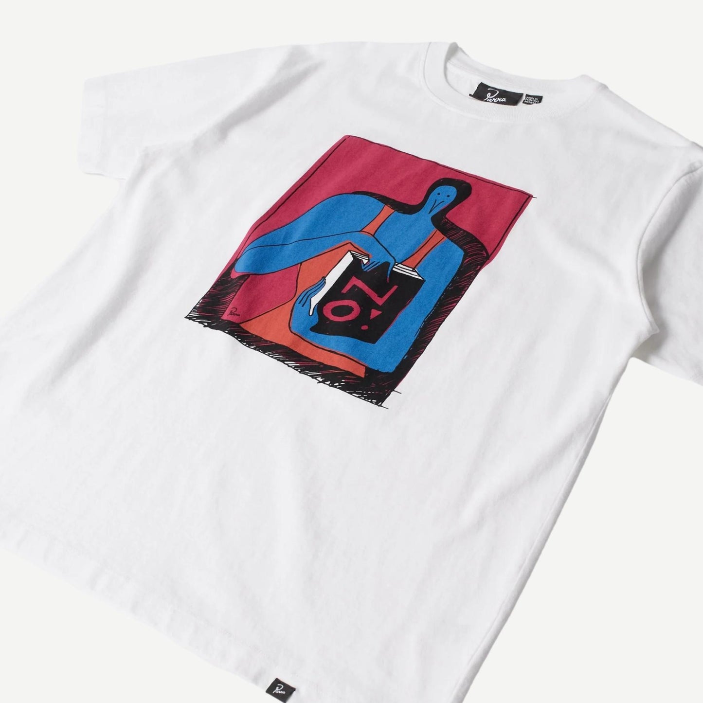 No Books T-Shirt - White - Galvanic.co