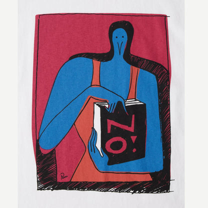 No Books T-Shirt - White - Galvanic.co