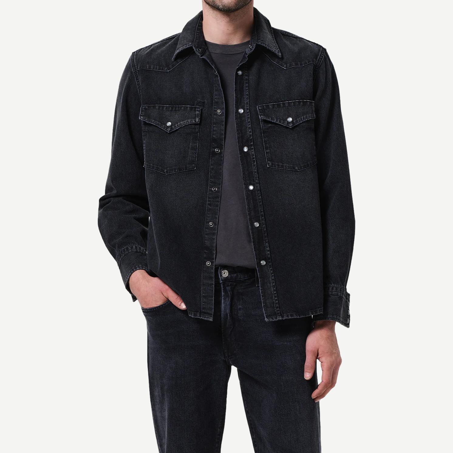 Western Shirt - Vintage Black - Galvanic.co