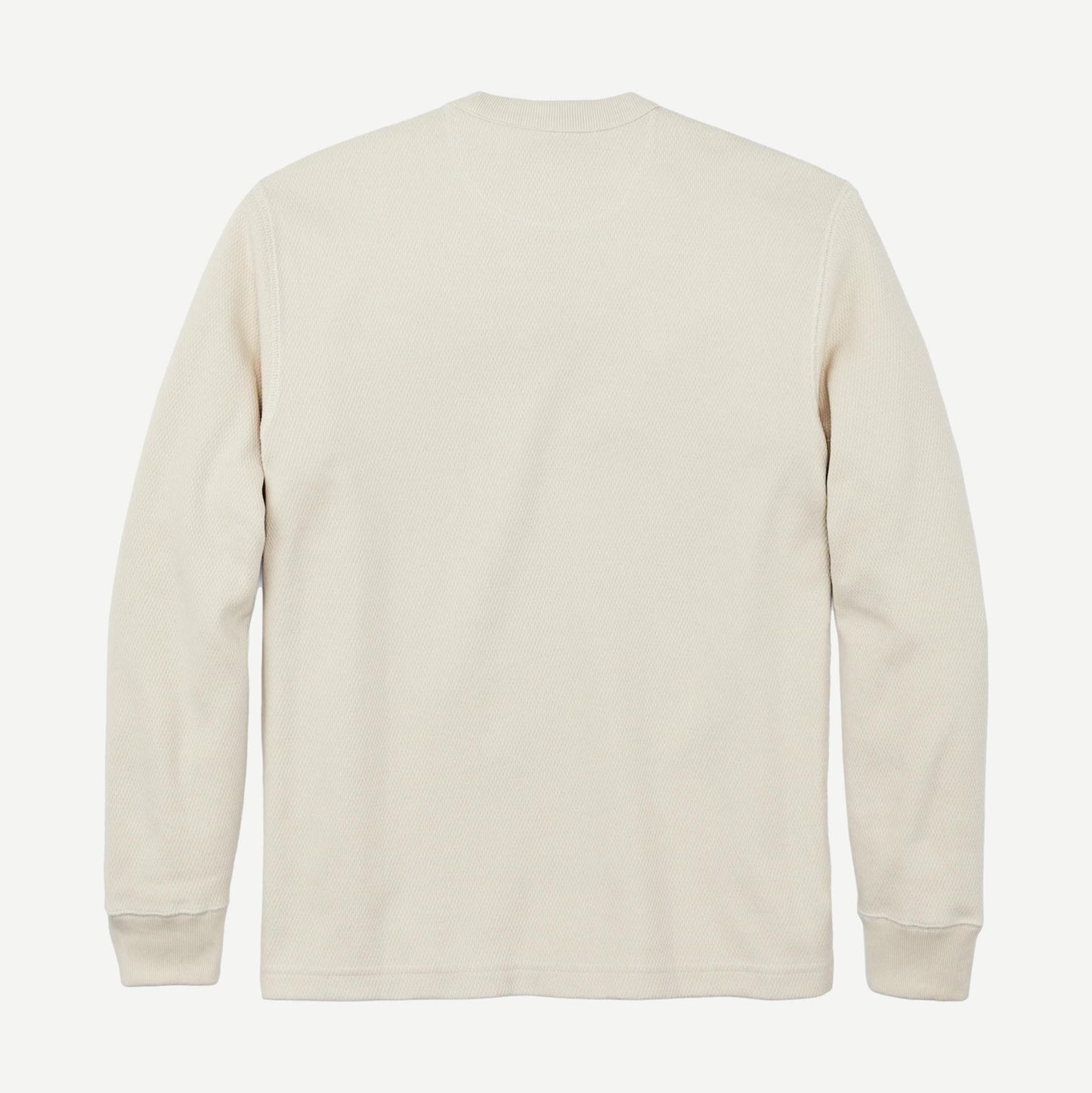 Waffle Knit Thermal Crewneck - Sand - Galvanic.co