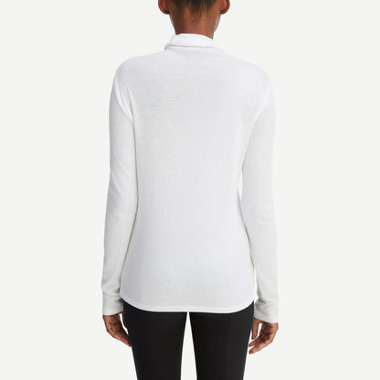 Essential Long Sleeve Turtleneck - Optic White - Galvanic.co