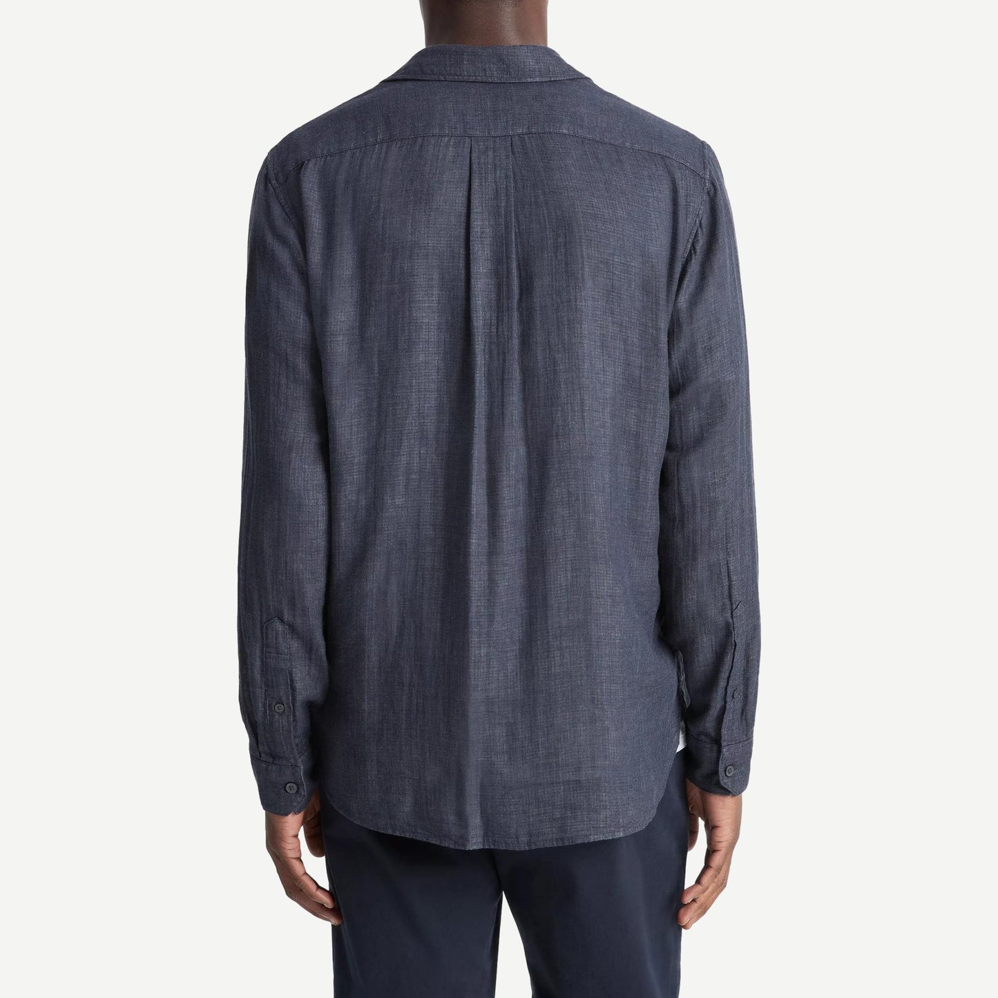Heathered Double Face L/S Shirt - Coastal - Galvanic.co