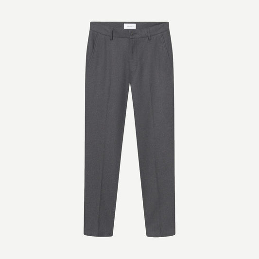 Como Reg Wool Suite Pants - Asphalt - Galvanic.co