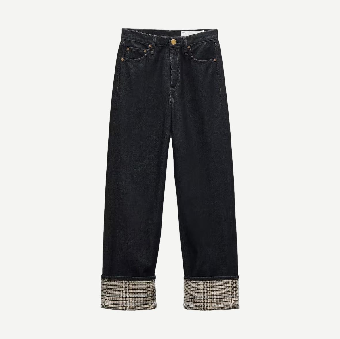 Shea Ankle Relaxed Straight With Cuff - Twilight Rinse Combo - Galvanic.co