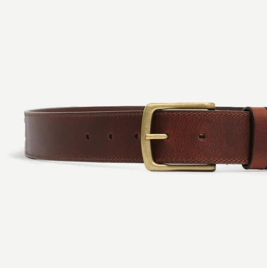 Paton Leather Belt - Brown - Galvanic.co