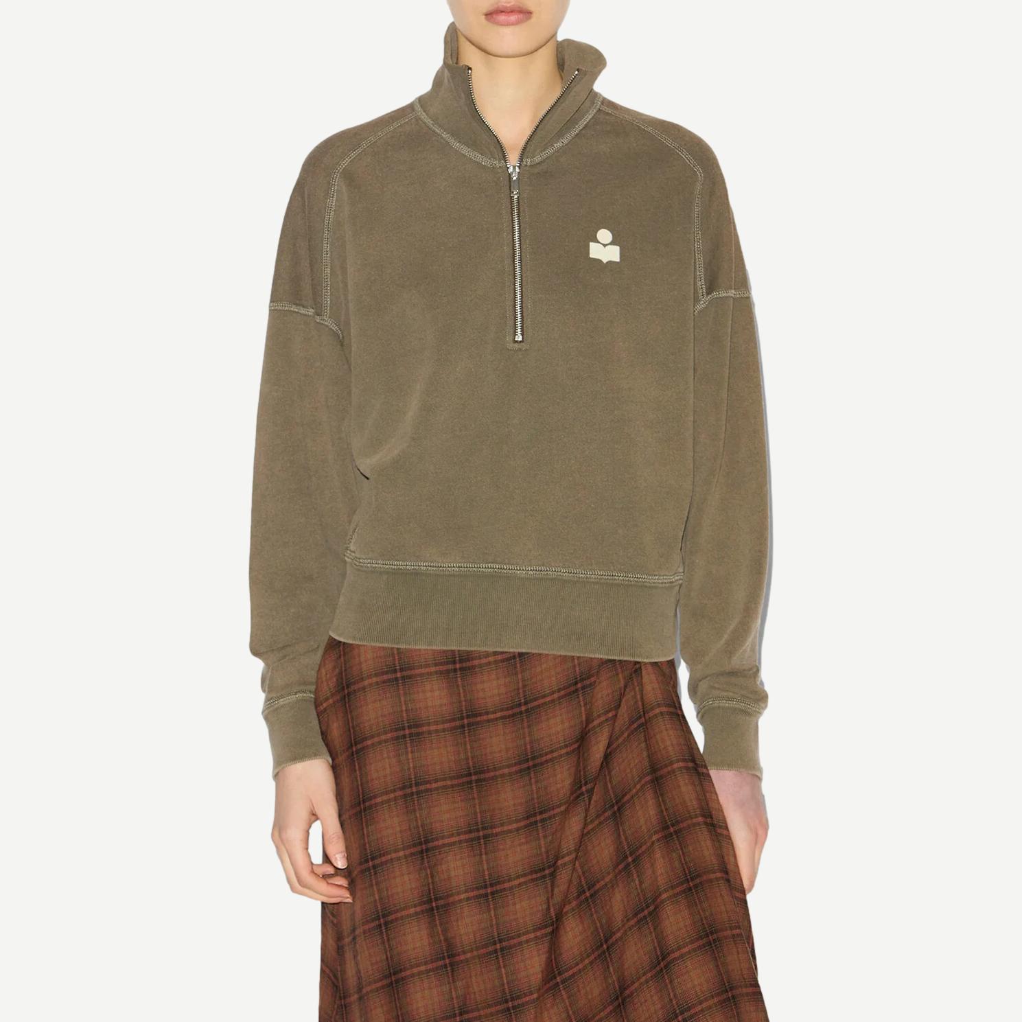 Ross Sweatshirt - Dark Bronze/Ecru - Galvanic.co