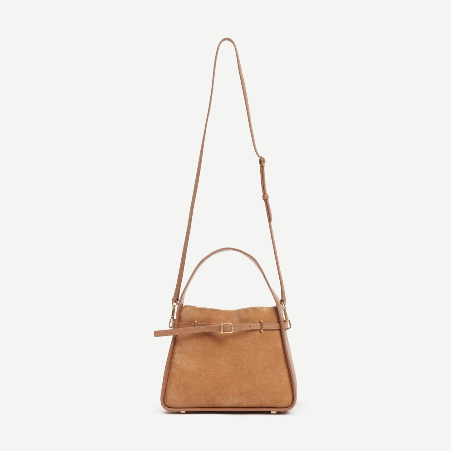 Cleo Small Suede Bucket Bag - Galvanic.co